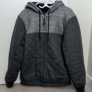 RIPZONE T-max Sherpa Lined Jacket - Grey
